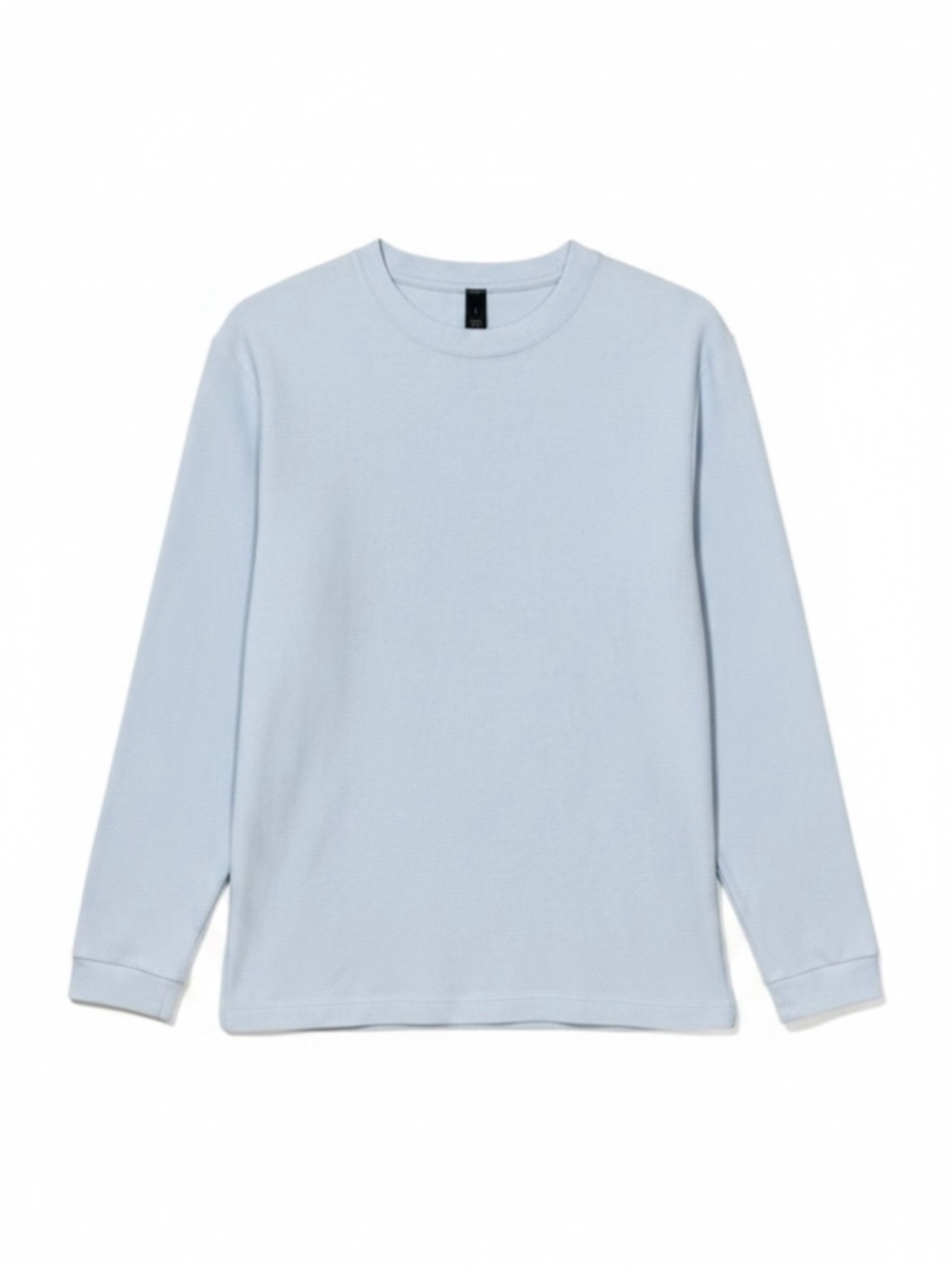 Lululemon Men's Heavyweight WaffleKnit Thermal Long Sleeve Shirt Blue Linen | M